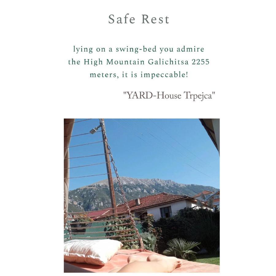 Hotel Yard House Trpejca Ohrid Exterior foto